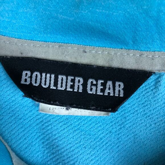 Boulder Gear Womens Jacket Blue Fleece 1/4 Zip Gorpcore Outdoors Warm Medium - Picture 6 of 12